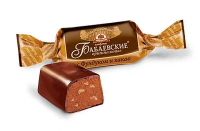 Конфеты Бабаевские Оригинальные с фундуком и какао